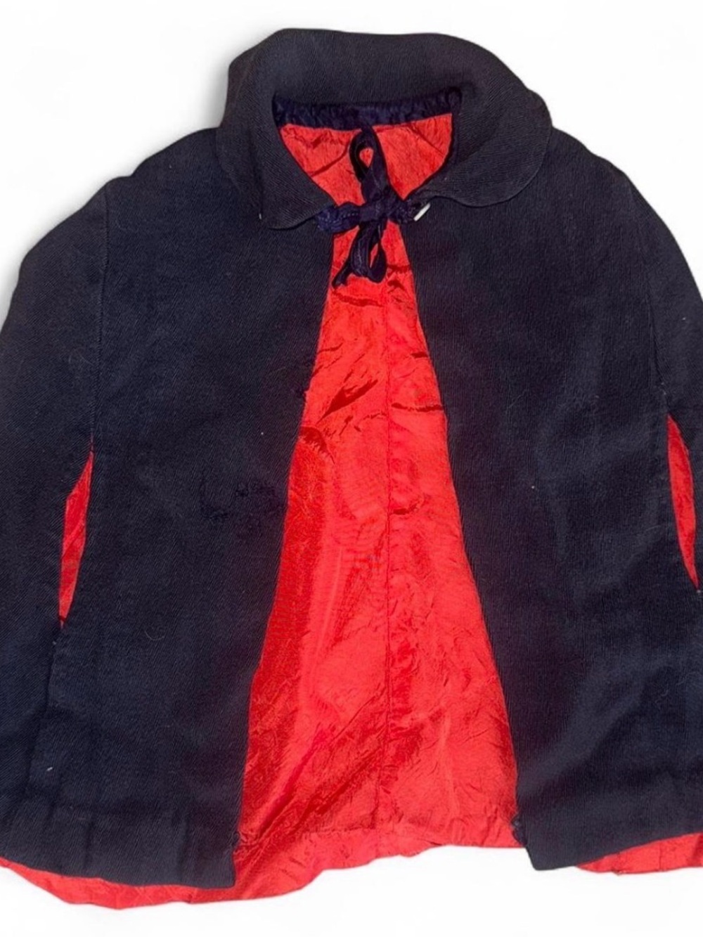 Vintage Corridor Children’s Cape Navy & Red 12–24M / 1–2T